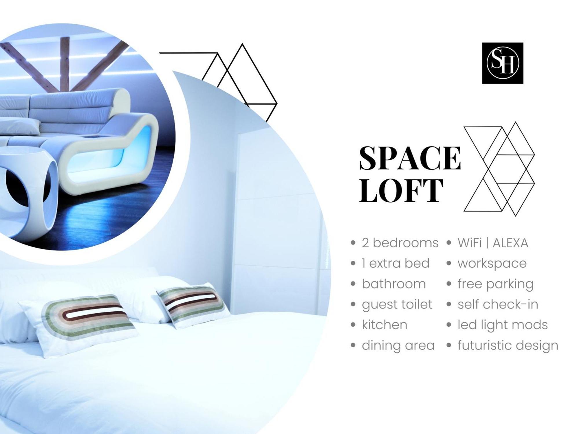 Secret Hideaways Space Loft Wohndesign Auf 2 Etagen L 450M Bis Uni Duisburg Exterior photo